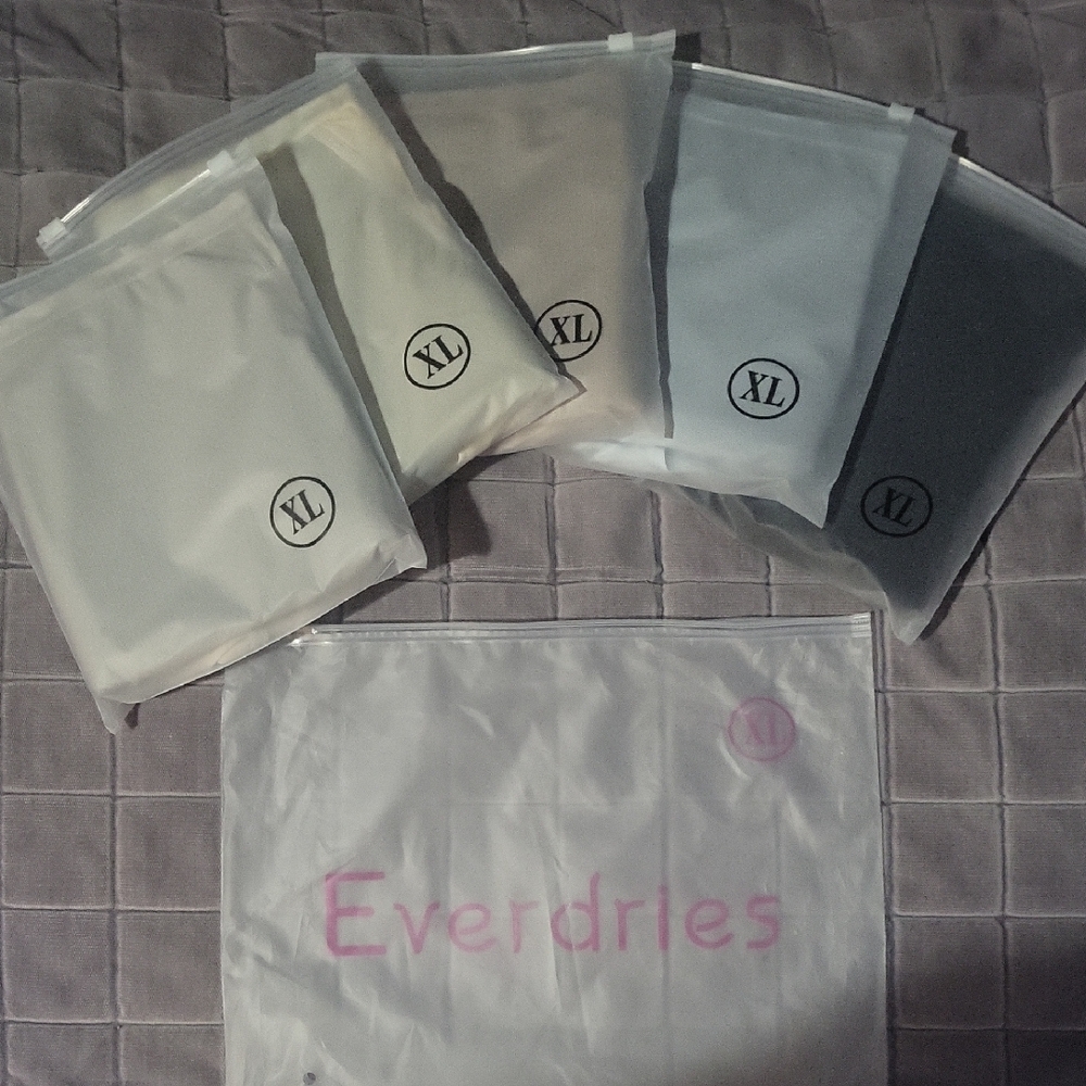 Panties Set - Cream, Tan, Blue, Gray
